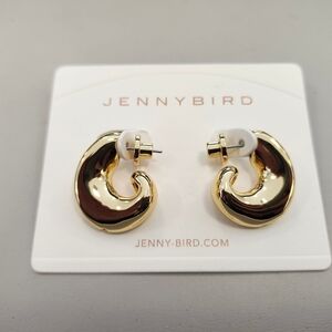 NWT Jenny Bird Gold-Tone Gigi Hoop Earrings
